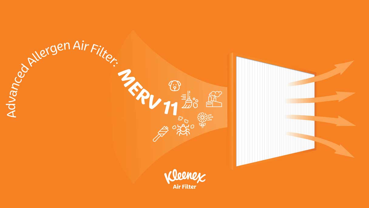 Advanced Allergen Air Filter: MERV 11