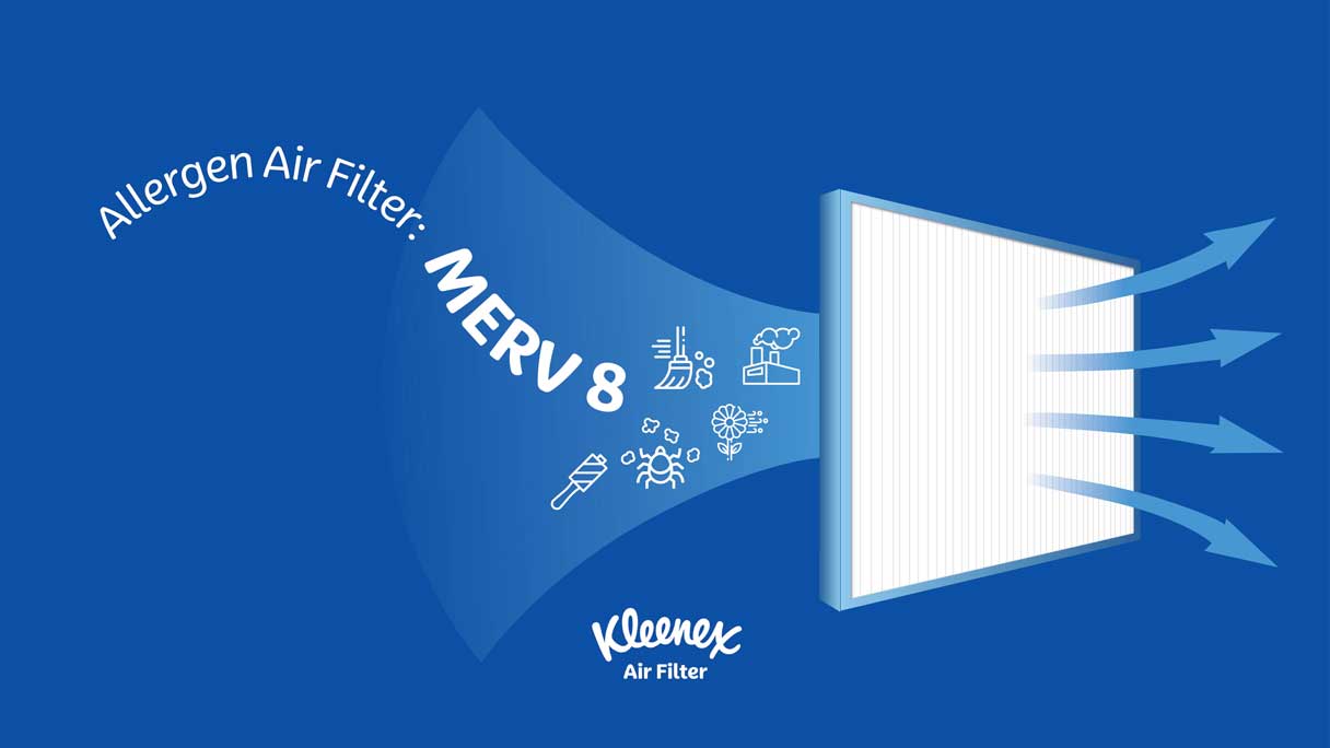 Allergen Air Filter: MERV 8 