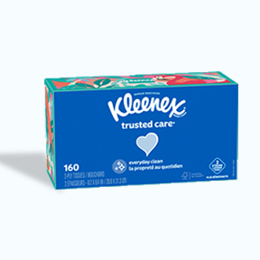 Kleenex® Trusted Care® Facial Tissues -  Rectangular Box